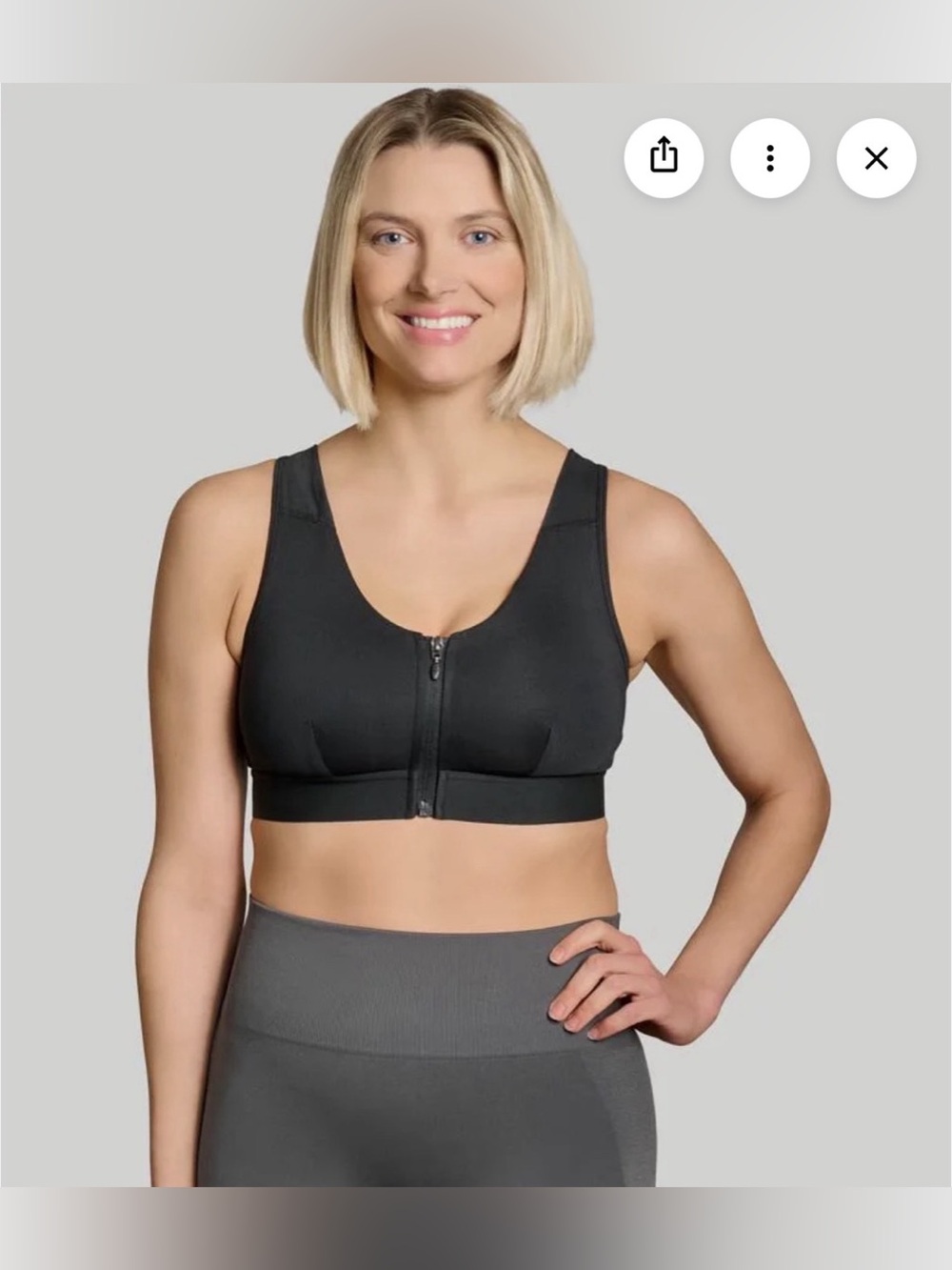 NWOT Copper Life by Tommie Copper Posture Support Bra - XXXL